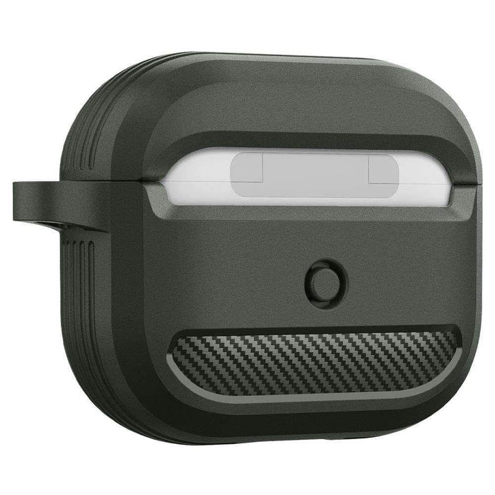 Кейс Spigen Rugged Armor за Apple Airpods 3 Тъмнозелен