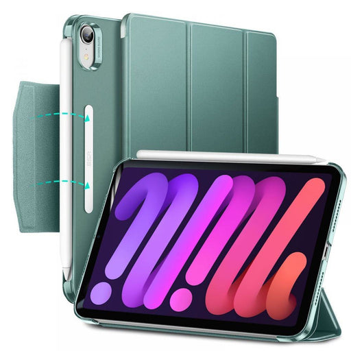 Калъф ESR Ascend Trifold Case за iPad mini 6 тъмен зелен