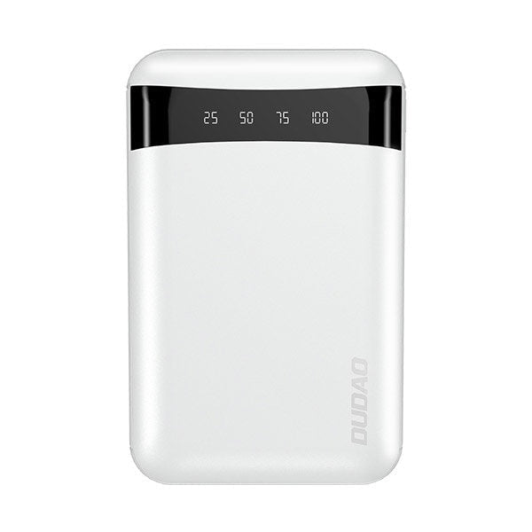 Преносима батерия Dudao K3Pro mini USB 10000mAh Бял
