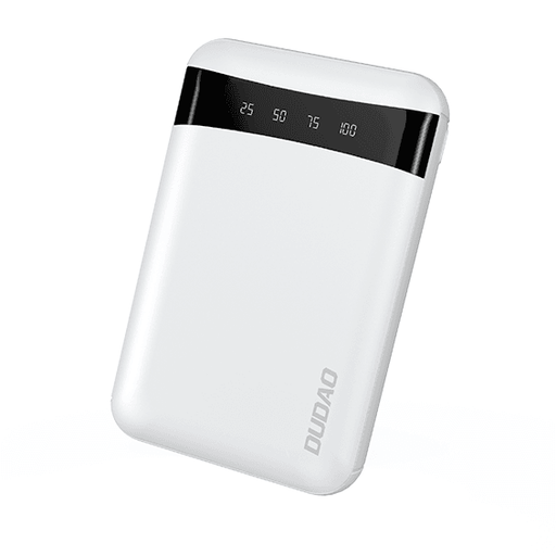 Преносима батерия Dudao K3Pro mini USB 10000mAh Бял