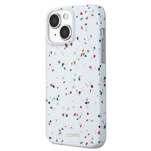 Калъф UNIQ Coehl Terrazzo за iPhone 13 6.1’ натурално бял