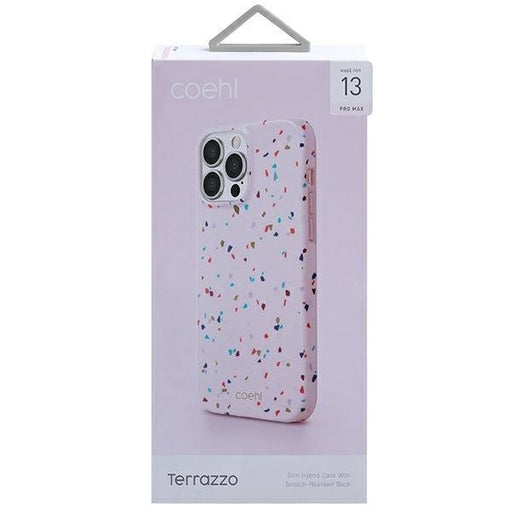 Калъф UNIQ Coehl Terrazzo за iPhone 13 Pro Max 6.7’ розов