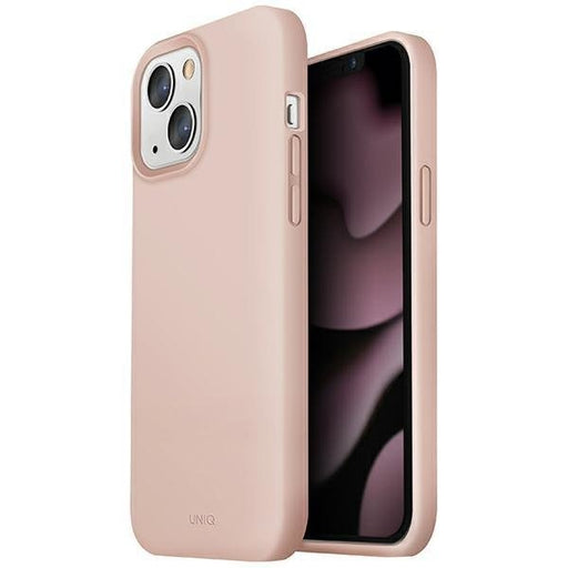 Калъф UNIQ Lino за iPhone 13 6.1’ розов