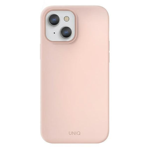 Калъф UNIQ Lino за iPhone 13 6.1’ розов