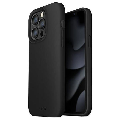 Калъф UNIQ Lino за iPhone 13 Pro / 6.1’ черно мастило черен