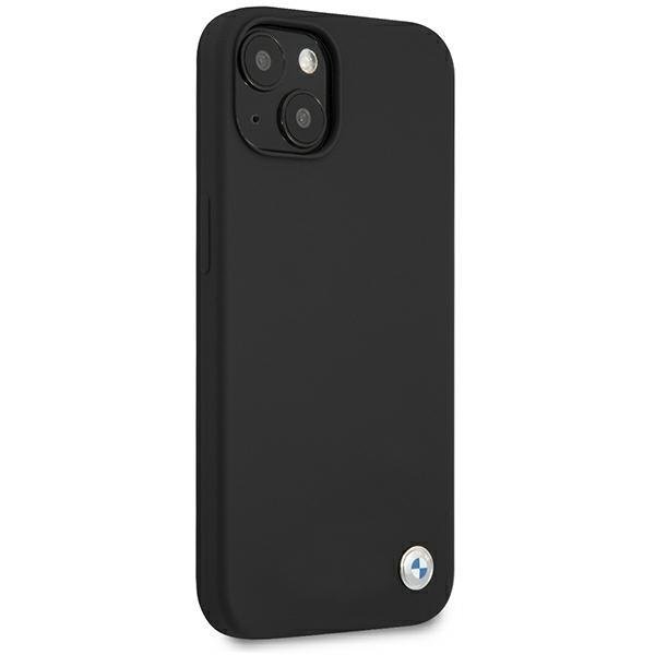 Калъф BMW BMHCP13SSILBK, за iPhone 13 mini 5.4", черен