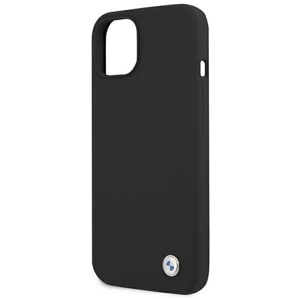 Калъф BMW BMHCP13SSILBK, за iPhone 13 mini 5.4", черен