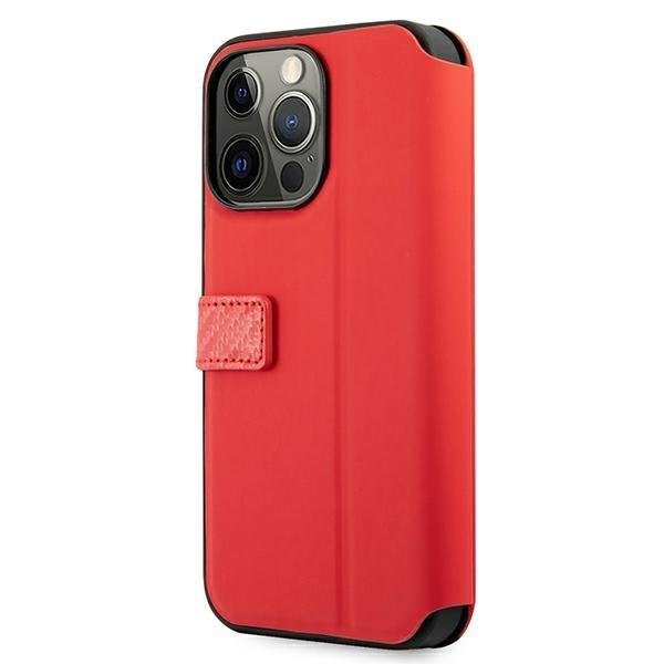Калъф Ferrari FESAXFLBKP13LRE за iPhone 13 Pro / 6.1’ червен
