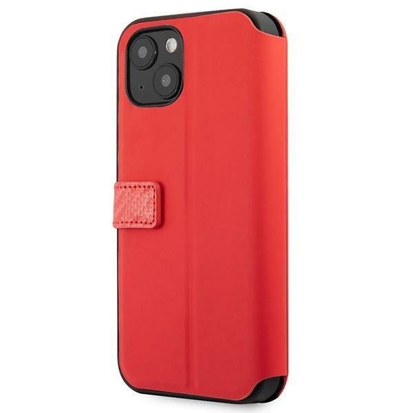 Калъф Ferrari FESAXFLBKP13SRE за iPhone 13 mini 5.4’ червен