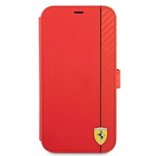 Калъф Ferrari FESAXFLBKP13XRE за iPhone 13 Pro Max червен