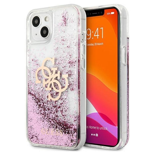 Калъф Guess Apple iPhone 13 Mini Big 4G Liquid Glitter