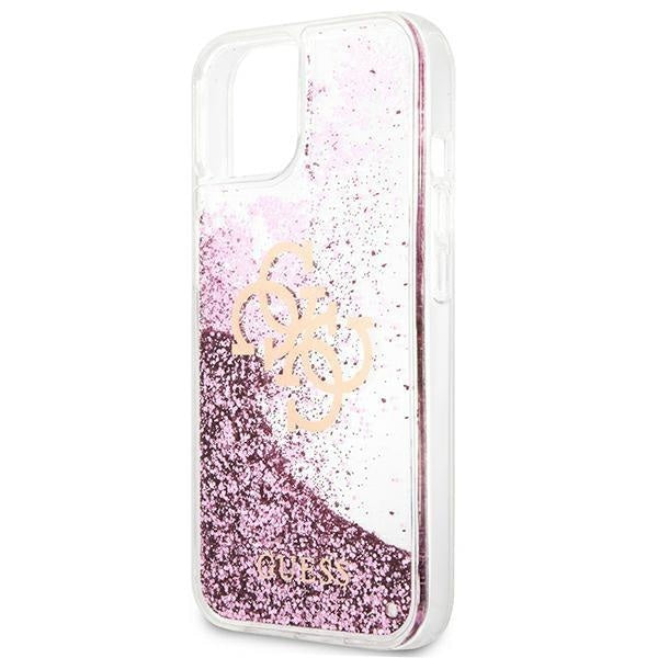 Калъф Guess Apple iPhone 13 Mini Big 4G Liquid Glitter