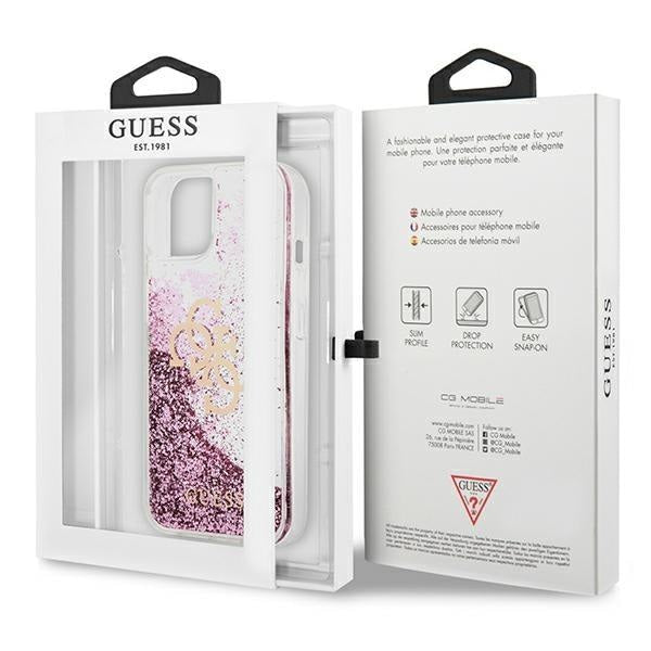 Калъф Guess Apple iPhone 13 Mini Big 4G Liquid Glitter