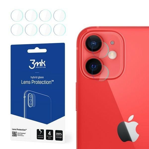Протектор 3Mk Lens Protect за iPhone 12 Mini, 4 броя
