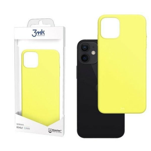 Калъф за телефон 3Mk Matt iPhone 12 Mini 5.4’ цвят лимон