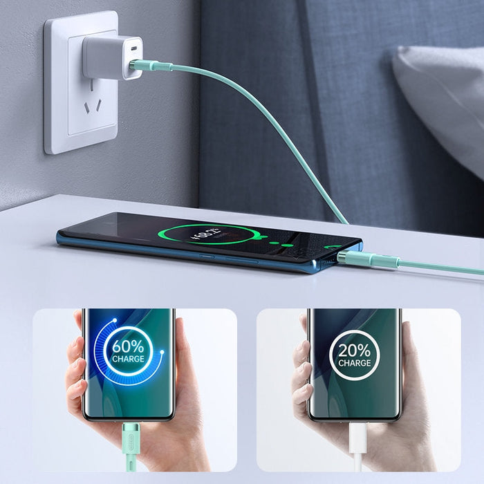 Кабел Joyroom S - 1230N9 USB - C към PD 60W 1.2m зелен