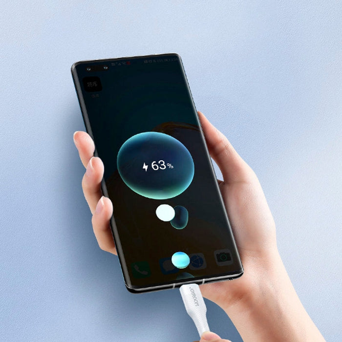 Кабел Joyroom, USB Type C към USB Type C, PD, 60W, 1.8m, Бял