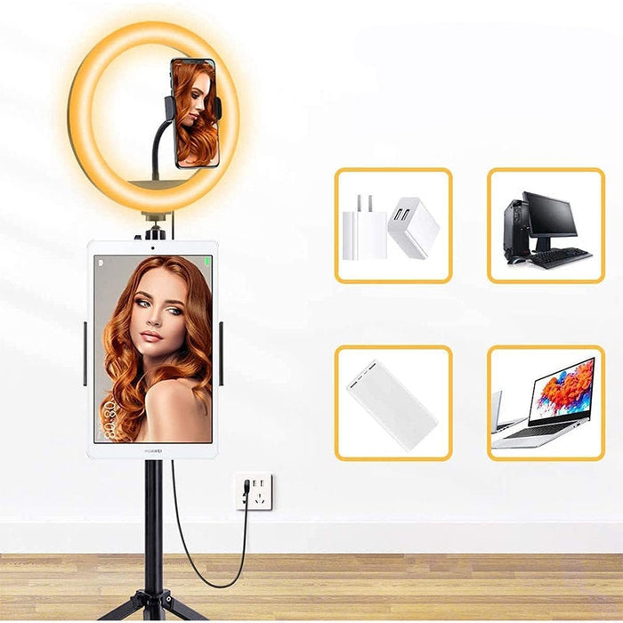 Статив с LED ринг Joyroom, 10.2", Черен