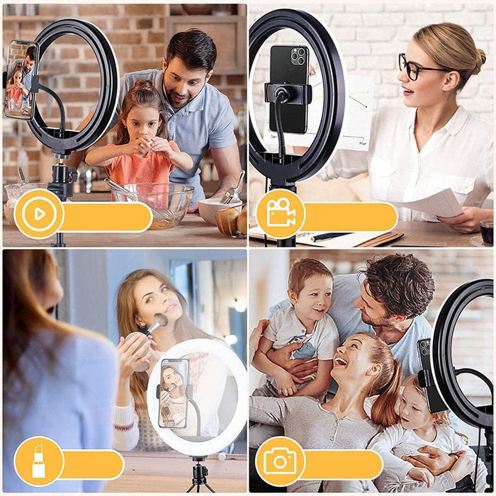 Статив с LED ринг Joyroom, 10.2", Черен