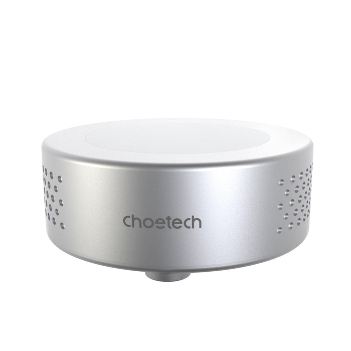 Безжично зарядно Choetech T593-F, с вентилатор за охлаждане, 15W, MagSafe съвместим, USB-C към USB-C кабел, сребрист