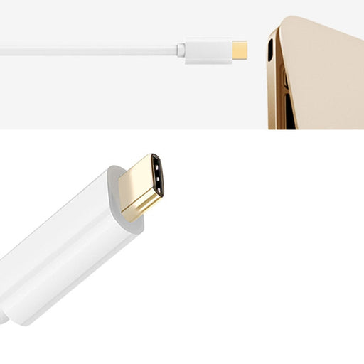 Адаптер Ugreen 40273 USB - C (male) към HDMI (female) бял