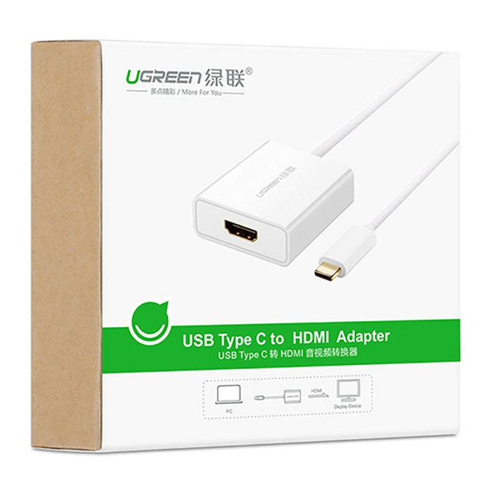 Адаптер Ugreen 40273 USB - C (male) към HDMI (female) бял