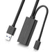 Адаптер Ugreen US175 USB 3.2 Gen 1 3.0 3.1 10m черен