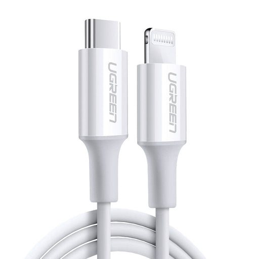 Кабел UGREEN US171 Mfi USB - C към Lightning 3A 1.5 m бял