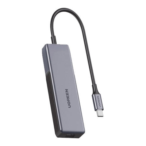Хъб Ugreen CM312 USB - C към Ethernet RJ - 45 5 Gb/s черен