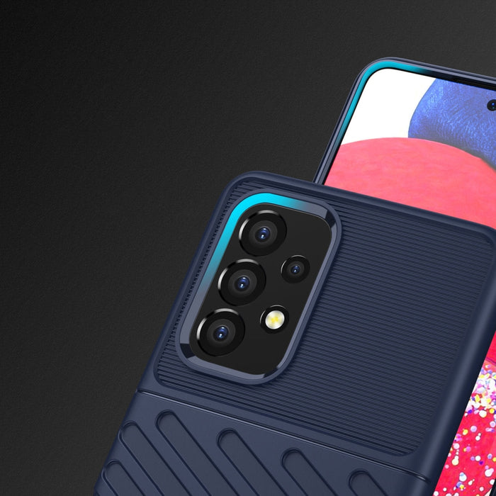 Thunder гъвкав брониран кейс за Samsung Galaxy A53 5G, син