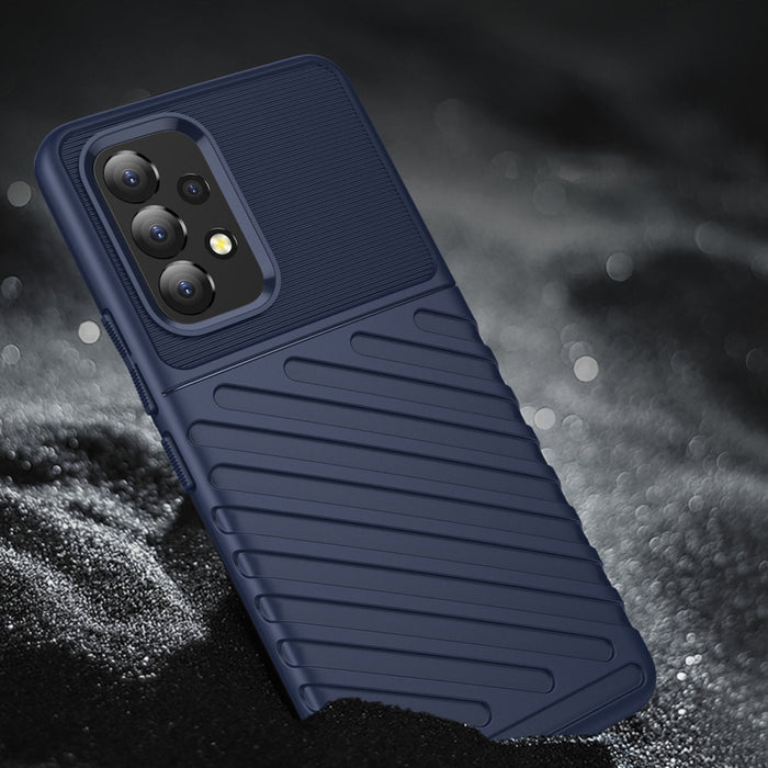 Thunder гъвкав брониран кейс за Samsung Galaxy A53 5G, син