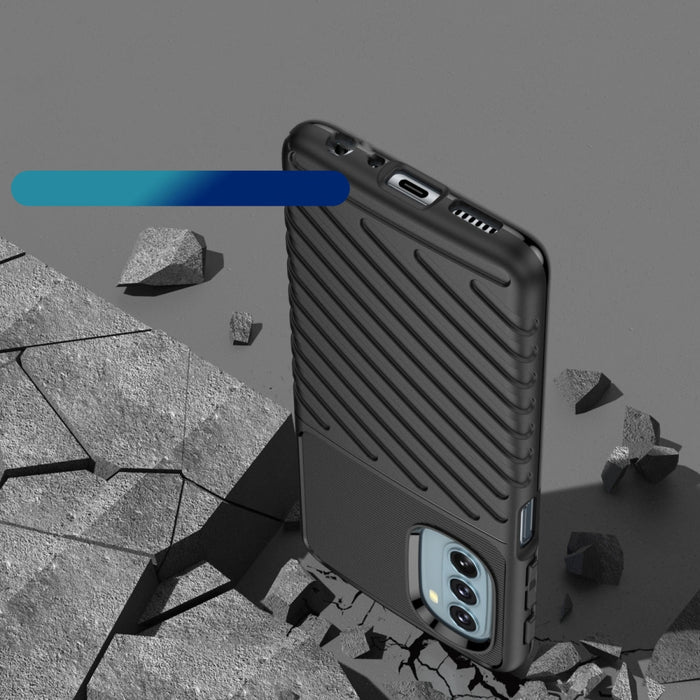 Кейс Thunder Case flexible за Motorola Moto G51 5G Черен