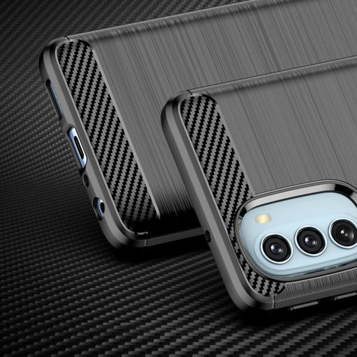 Кейс Carbon Case Flexible за Motorola Moto G51 5G Черен