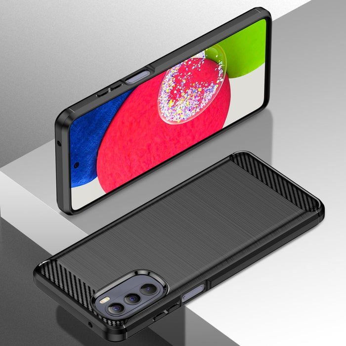 Кейс Carbon Case Flexible за Motorola Moto G Stylus 2022, Черен
