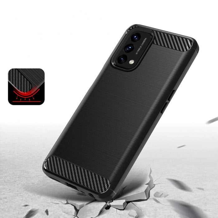 Кейс Carbon Case Flexible за OnePlus Nord N200 5G Черен