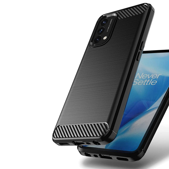 Кейс Carbon Case Flexible за OnePlus Nord N200 5G Черен