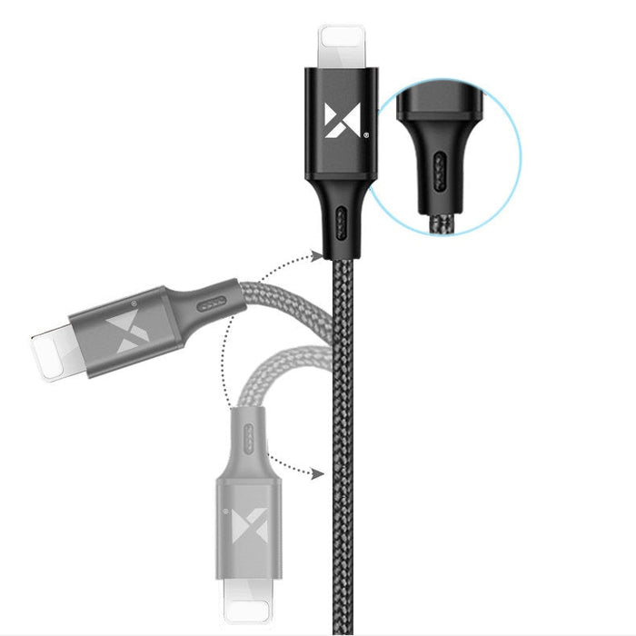 Кабел Wozinsky, USB към Lightning, 2.4A, 1m, Бял