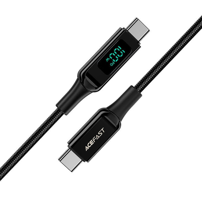 Кабел Acefast C6 - 03 USB - C към 2m 100W 20V 5A черен