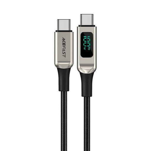 Кабел Acefast C6 - 03 USB - C към 2m 100W 20V 5A сребрист