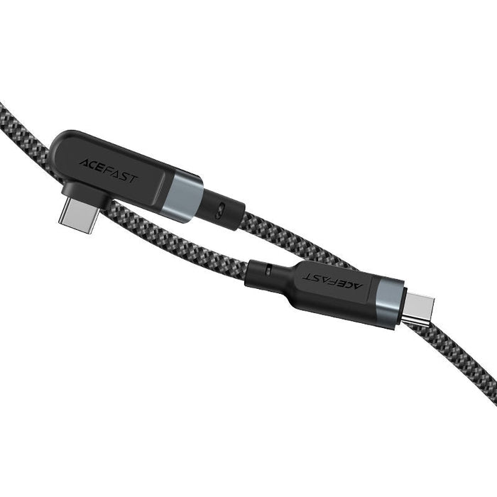 Кабел Acefast C5 - 03 ъглов USB - C към 2m 100W 20V 5A сив