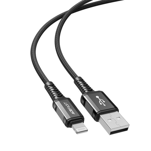 Кабел Acefast C1 - 02 MFI USB към Lightning 1.2 m 2.4A черен