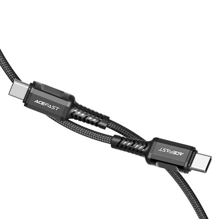 Кабел Acefast C1-03, USB-C към USB-C, 1.2 m, 60W, 20V, 3A, черен