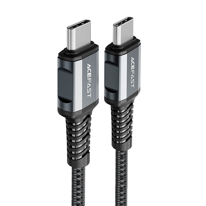 Кабел Acefast C1-03, USB-C към USB-C, 1.2 m, 60W, 20V, 3A, сив