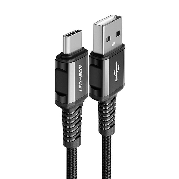 Кабел Acefast C1-04, USB към USB-C, 1.2 m, 3A, черен