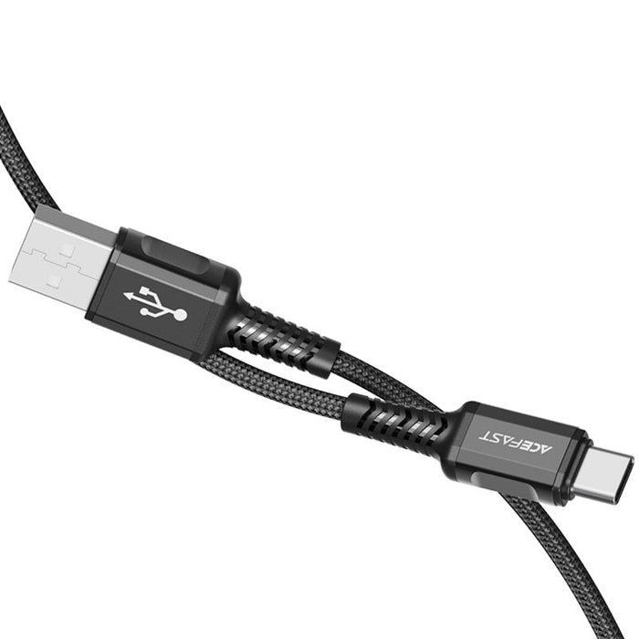 Кабел Acefast C1 - 04 USB към USB - C 1.2 m 3A черен