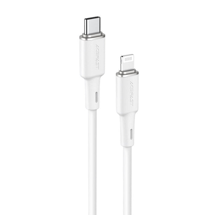 Кабел Acefast C2-01, MFI, USB-C към Lightning, 1.2m, 30W, 3A, бял
