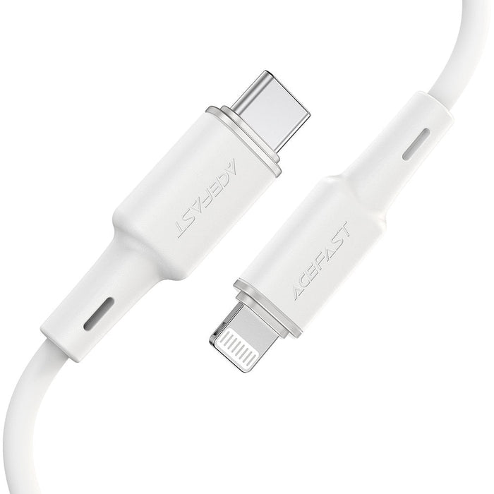 Кабел Acefast C2-01, MFI, USB-C към Lightning, 1.2m, 30W, 3A, зелен