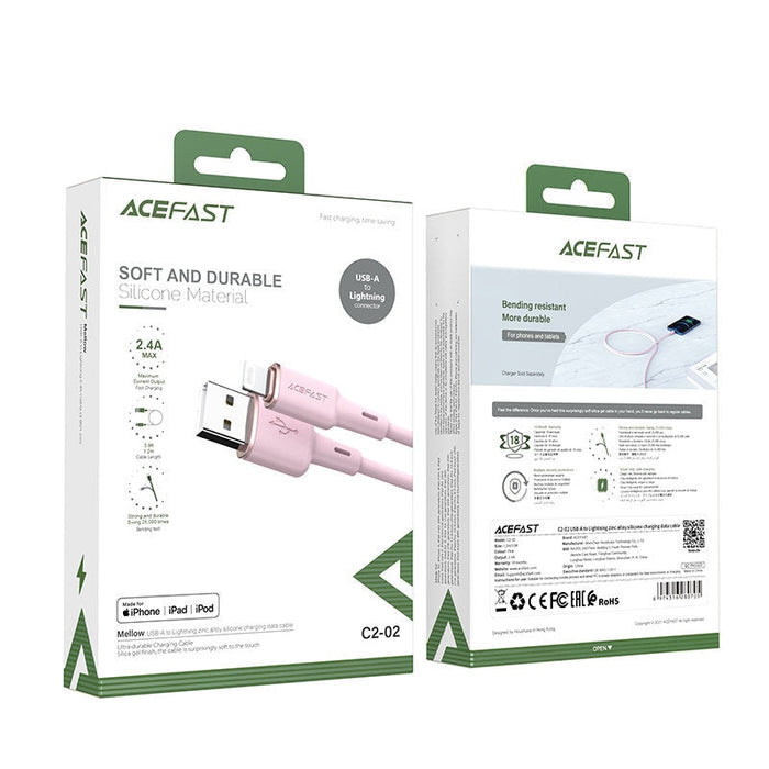 Кабел Acefast C2 - 02 MFI USB към Lightning 1.2 m