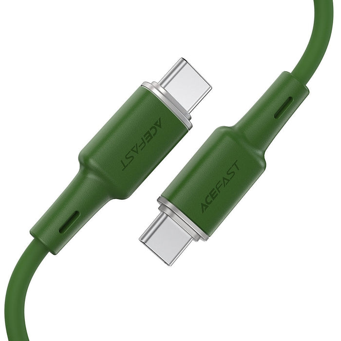 Кабел Acefast C2-03, USB-C към USB-C, 1.2m, 60W, 20V, 3A, зелен