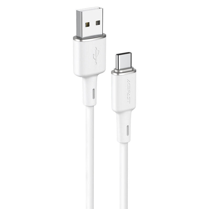 Кабел Acefast C2-04, USB към USB-C, 1.2 m, 3A, бял
